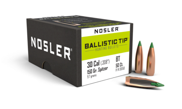 Nosler 30 cal. Ballistic Silvertip 9,7g/150gr