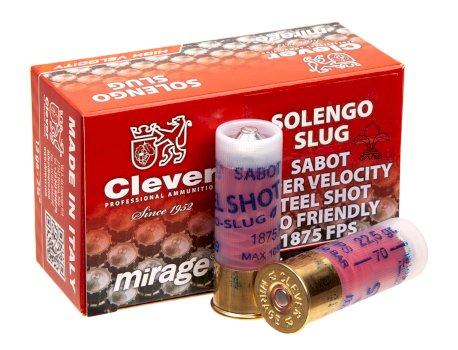 Patronas Clever Mirage 12/70 STEEL Sabot Slug 22.5g  - bezsvina