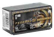 Patronas Federal .17HMR  SPEER TNT 1,1g HP