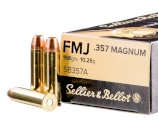 Patronas Sellier & Bellot .357 Magnum FMJ 10,25g