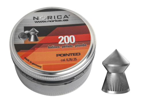 NORICA Pellets 6,35mm/.25 POINTED