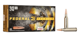 FEDERAL Cartridges .243Win. BARNES TSX 5,5g - lead-free