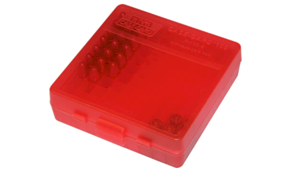 MTM Cartridge box 100pcs. - cal. .22LR, .22WMR