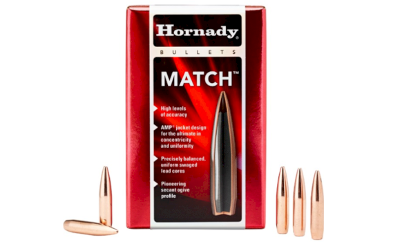 HORNADY Bullets 8mm BTHP MATCH 12,7g/196gr
