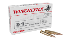 WINCHESTER Cartridges .223Rem. FMJ 3,6g