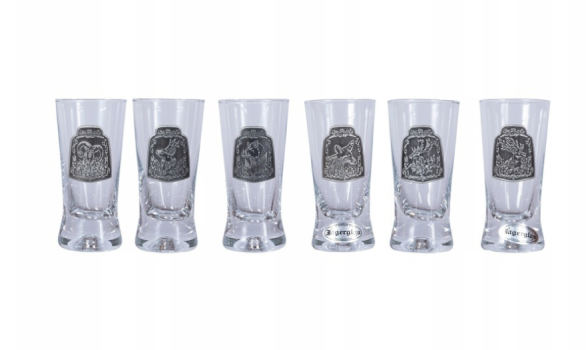 JAGERGLASS Degvīna glāžu komplekts, 50ml/6gb