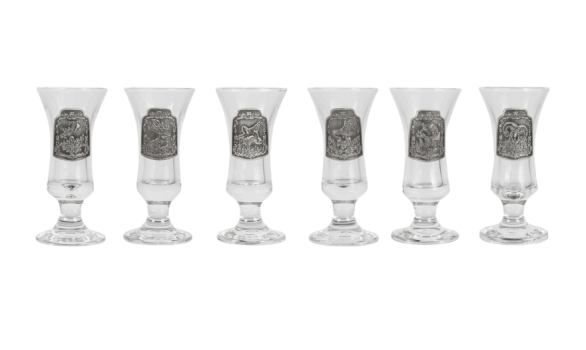 JAGERGLASS Set of liqueur glasses, 50ml/6pcs