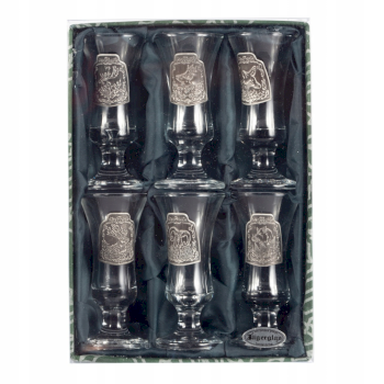 JAGERGLASS Set of liqueur glasses, 50ml/6pcs