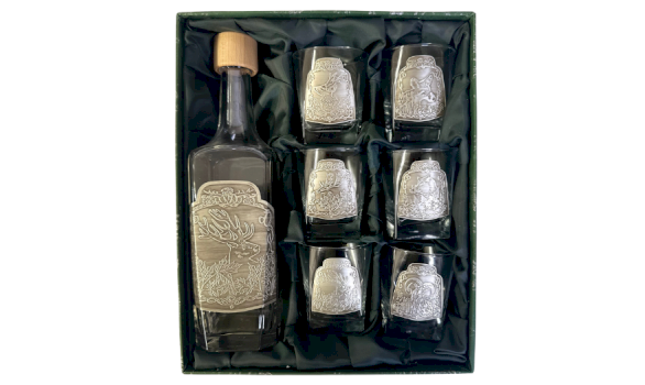 JAGERGLASS Set of whiskey glasses with carafe