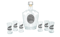 ARTINA Set of vodka glasses with carafe BRIEDIS
