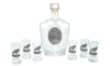 ARTINA Set of vodka glasses with carafe BRIEDIS