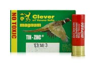 Cartridges CLEVER MIRAGE 12/76 TinZinc Magnum T3 35g Nr.3