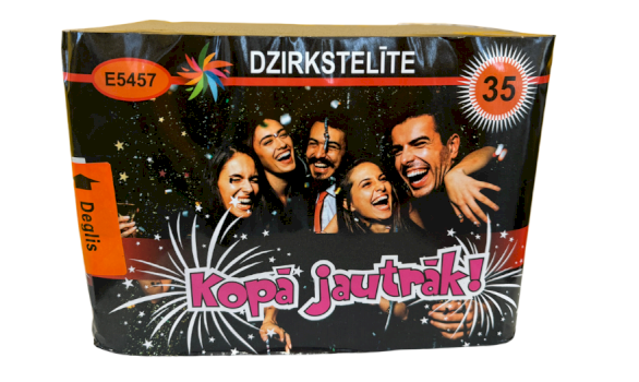 DZIRKSTELĪTE Firework KOPĀ JAUTRĀK, 35 - shots