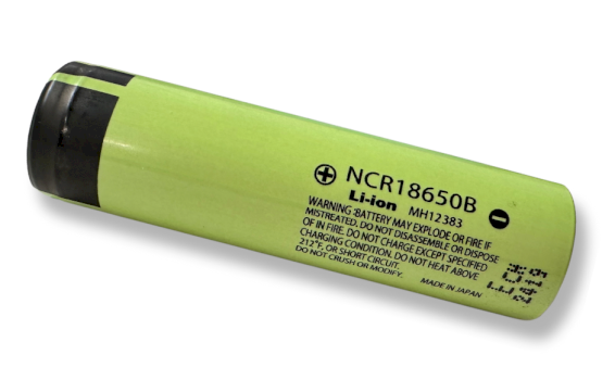 PANASONIC Lithium-ion battery NCR18650B 3250mAh 10A 6,7V