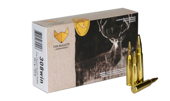 FOX BULLETS Cartridges .308Win. 10,7g - non-lead