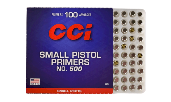 CCI Rifle primers SMALL PISTOL #500