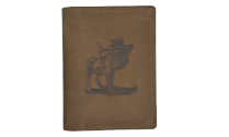 JAGERGLASS Wallet for documents with hunting symbols