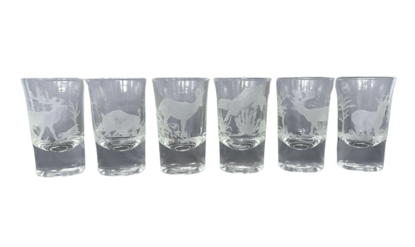 JAGERGLASS Vodka glasses set, 40ml/6pcs