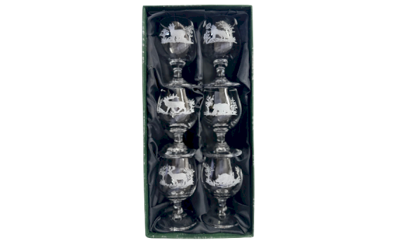 JAGERGLASS Brandy glasses set, 150ml/6pcs
