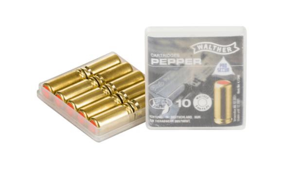 WALTHER Pepper gas cartridges 9mm P.A.K. PV