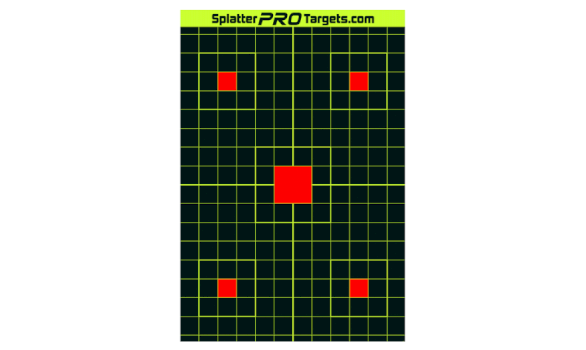 SPLATTER PRO TARGETS Paper target, 45x30cm