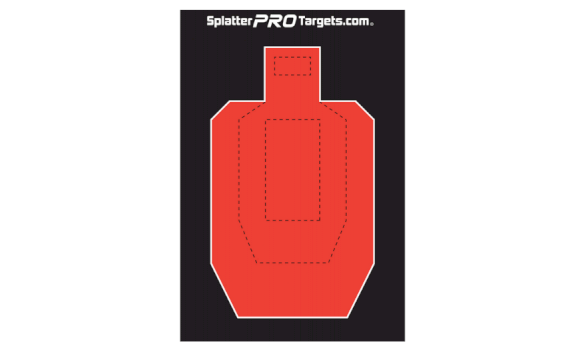 SPLATTER PRO TARGETS Paper target, 45x30cm