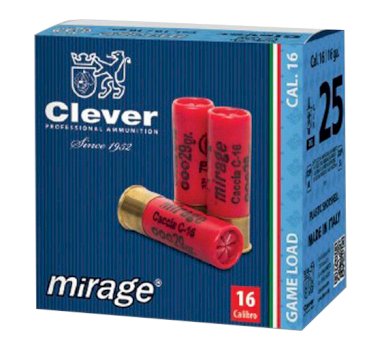 Patronas CLEVER MIRAGE 16/70 Hunting 29g Nr.3-4-5
