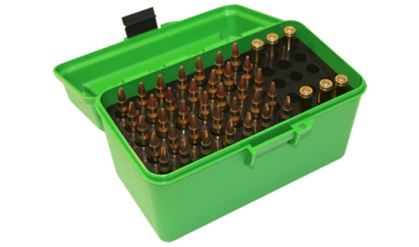 MTM Cartridge box DELUXE, 50pcs. - cal. 7mm Rem.Mag.