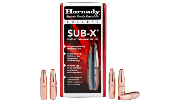 HORNADY Bullets cal. .30 SUB-X 12,3g/190gr