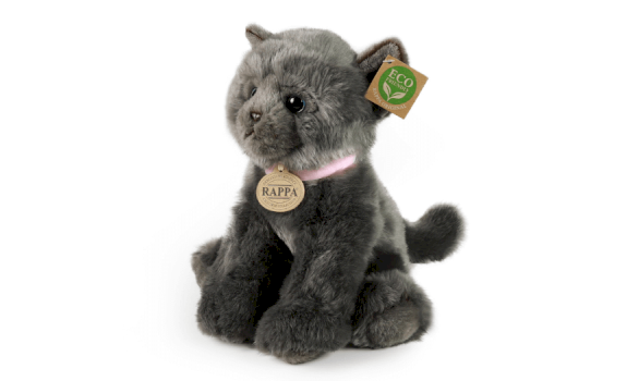 RAPPA Plush toy GRAY CAT, 25cm