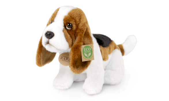 RAPPA Plush toy BASSET, 32cm