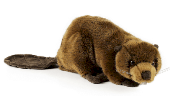 RAPPA Plush toy BEAVER, 28cm