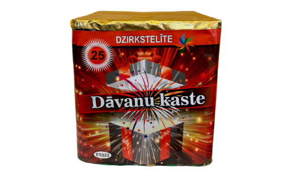 DZIRKSTELĪTE Firework DĀVANU KASTE, 25 - shots