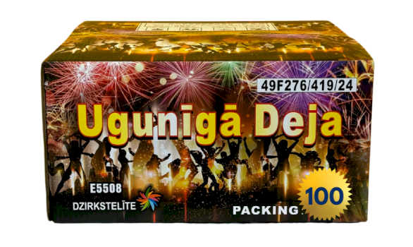 DZIRKSTELĪTE Firework UGUNĪGĀ DEJA, 100 - shots