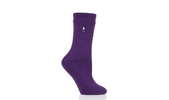 HEAT HOLDERS Women's socks LITE PLAIN DAHLIA