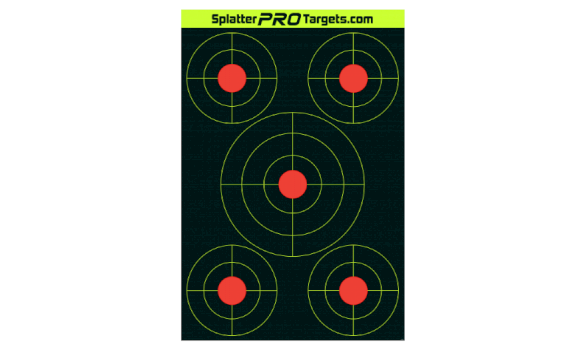 SPLATTER PRO TARGETS Papīra mērķis, 45x30cm