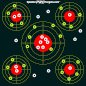 SPLATTER PRO TARGETS Paper target, 30x30cm