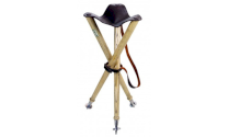 FARM-LAND Folding chair - three-legged LUXUS/NATUR