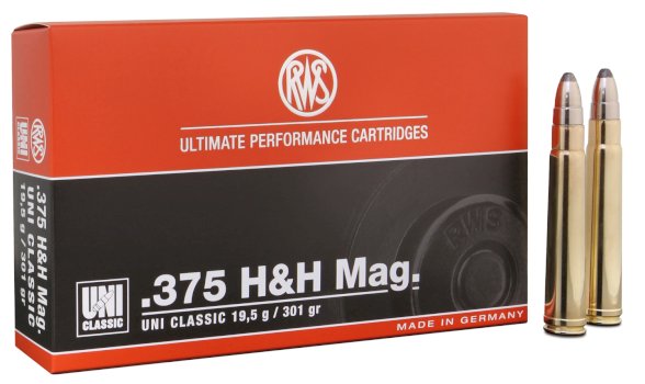 Patronas RWS .375 H&H Mag. UNI Classic 19,5g