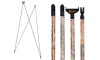 4 STABLE STICKS Šaušanas spieķis CAMO ESSENTIAL, 4-daļīgs