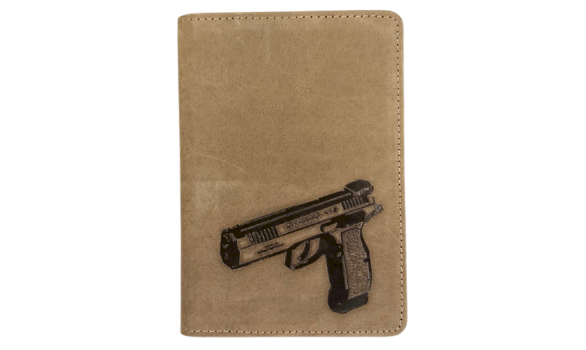 JAGERGLASS Wallet for documents with hunting symbols