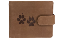 JAGERGLASS Leather wallet with hunting symbols