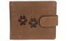 JAGERGLASS Leather wallet with hunting symbols