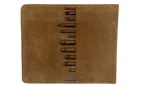 JAGERGLASS Leather wallet with hunting symbols