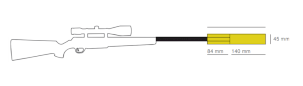 HAUSKEN Klusinātājs JD224 LITE XTRM MKII kal. 7mm/.30, M18x1