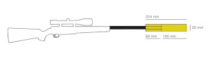 HAUSKEN Silencer JD224 XTRM MKII cal. .243/6,5mm, M18x1