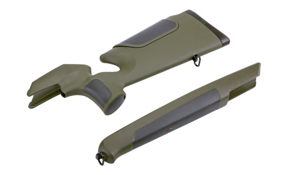 MERKEL Gun stock RX.HELIX SPEEDSTER, Green/Brown