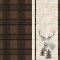 AMBIENTE Salvetes DEER PLAID BRŪNAS