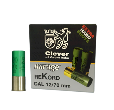 CLEVER Patronas Mirage 12/70 SOFT STEEL REKORD EXTRA HARD WAD 32g