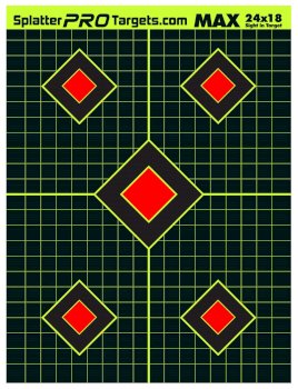 SPLATTER PRO TARGETS Paper target, 60x45 cm